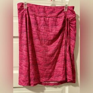 Pink skirt stripes